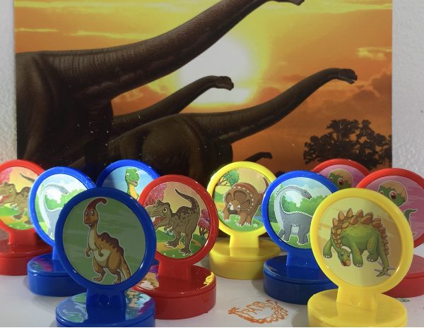 10PK Dinosaur stamps